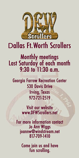 DFW Scrollers Meeting Information